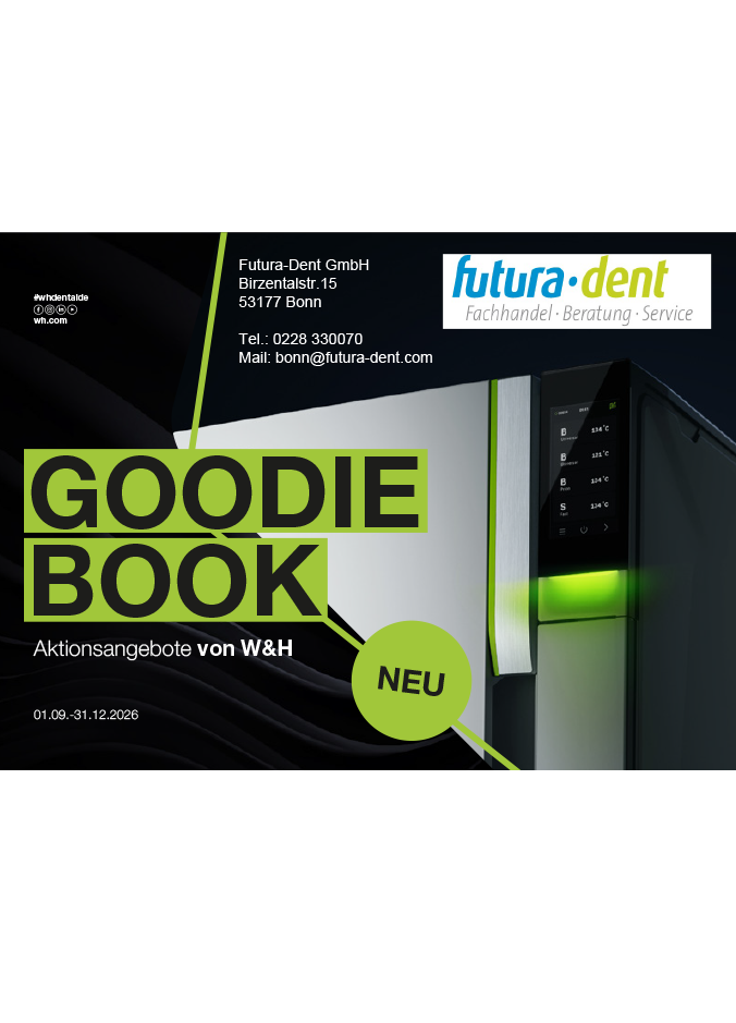 Dürr GoodieBook Praxisangebote Dezember 2026 - Futura Dent Bonn